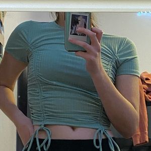 Mint Green Cropped Top